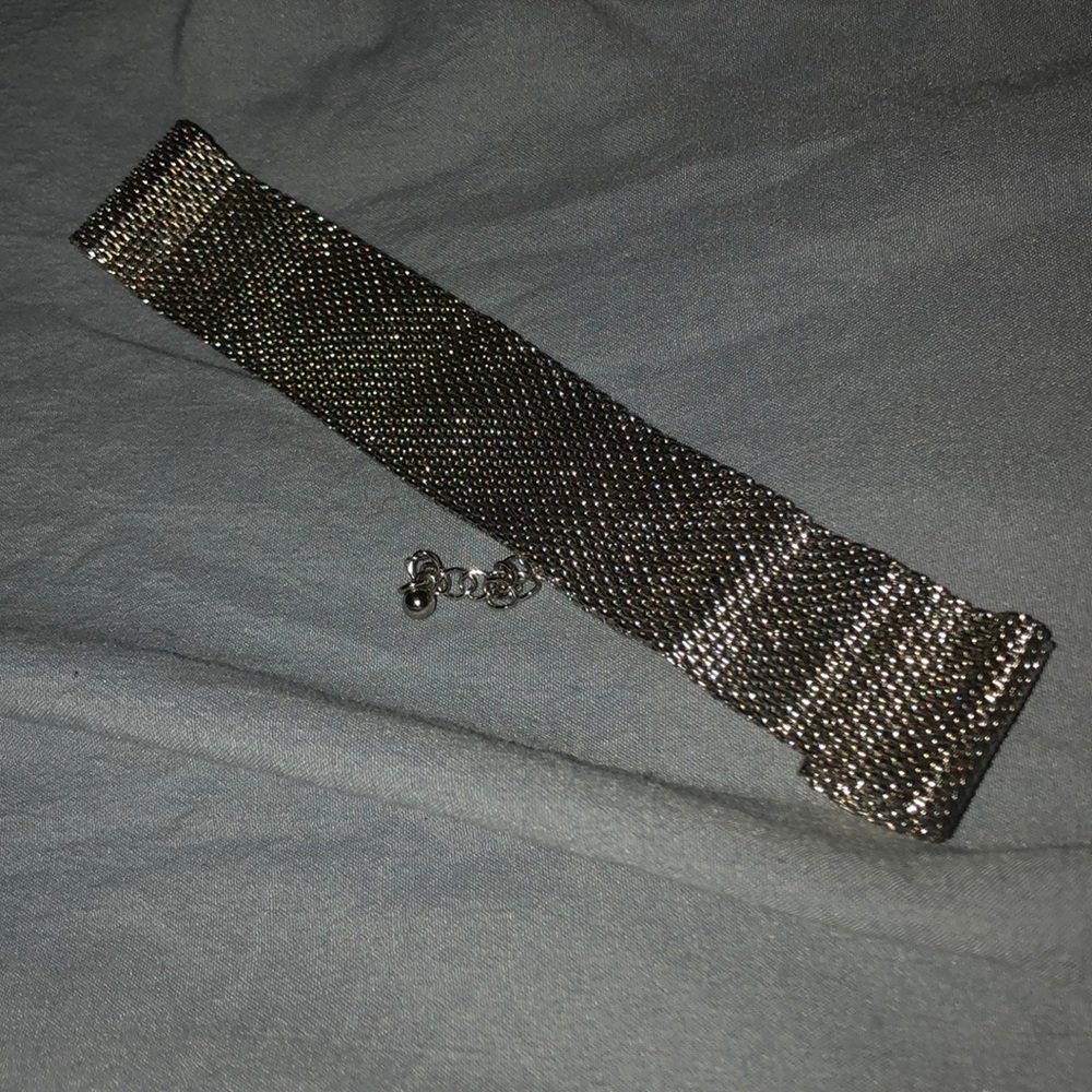 Sparkly metallic choker never worn